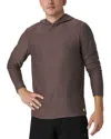 Vuori Strato Tech Hoodie In Brown