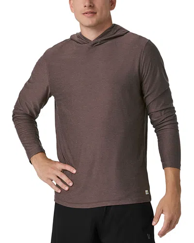 Vuori Strato Tech Hoodie In Brown