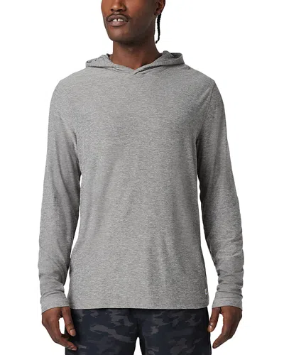 Vuori Strato Tech Hoodie In Isle Blue In Gray