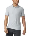 Vuori Strato Tech Polo Shirt In Silver