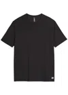 Vuori Current Tech Stretch-jersey T-shirt In Black