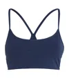 Vuori Stretch-fabric Allthefeels Sports Bra In Blue