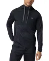 Vuori Sunday Element Hooded Track Jacket In Black