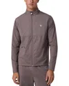 Vuori Sunday Element Hooded Track Jacket In Brown