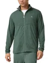 Vuori Sunday Element Hooded Track Jacket In Green