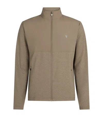 Vuori Sunday Element Track Jacket In Brown