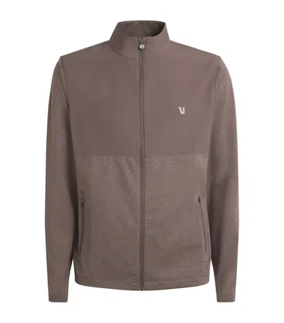 Vuori Sunday Element Track Jacket In Brown