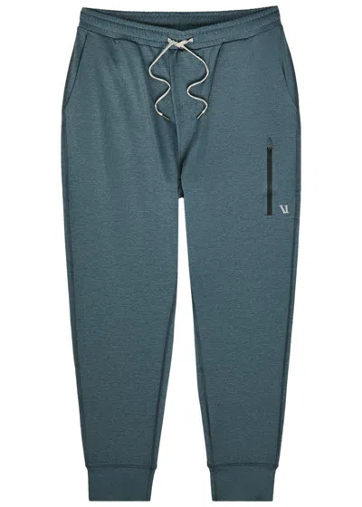 Vuori Sunday Performance 28 Stretch-jersey Sweatpants In Blue
