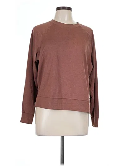 Pre-owned Vuori Sweatshirt In Brown