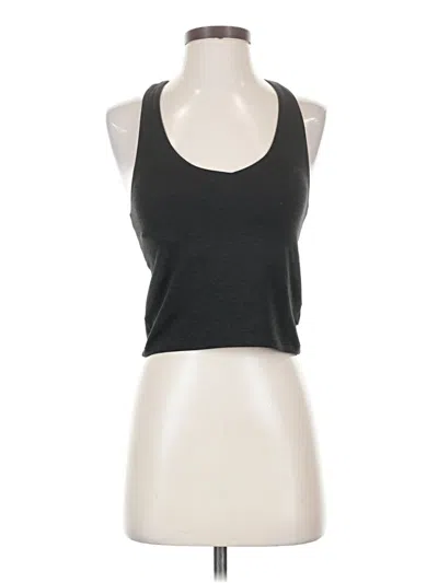 Pre-owned Vuori Tank Top Black Halter Neckline Tops