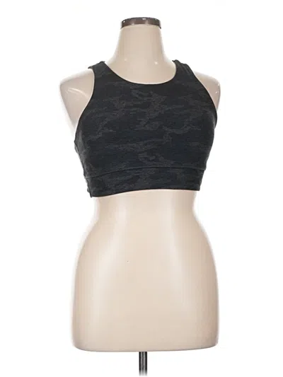 Pre-owned Vuori Tank Top Black Halter Neckline Tops