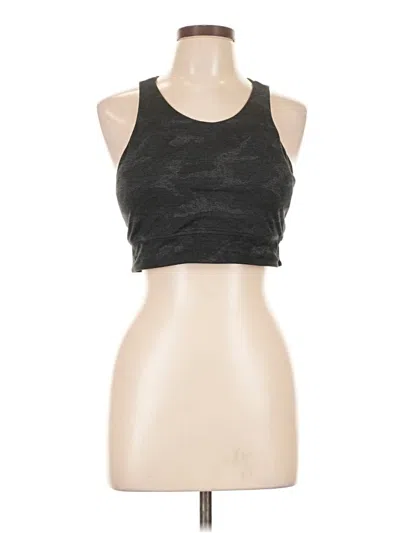 Pre-owned Vuori Tank Top Black Halter Neckline Tops