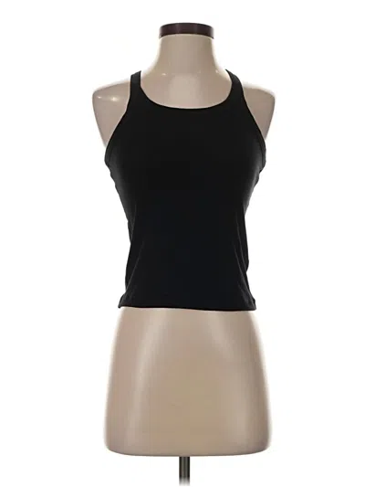 Pre-owned Vuori Tank Top Black Halter Neckline Tops