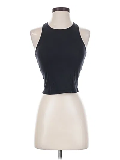 Pre-owned Vuori Tank Top Black Halter Neckline Tops