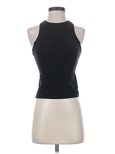 Pre-owned Vuori Tank Top Black Halter Neckline Tops