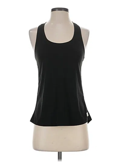Pre-owned Vuori Tank Top Black Halter Neckline Tops