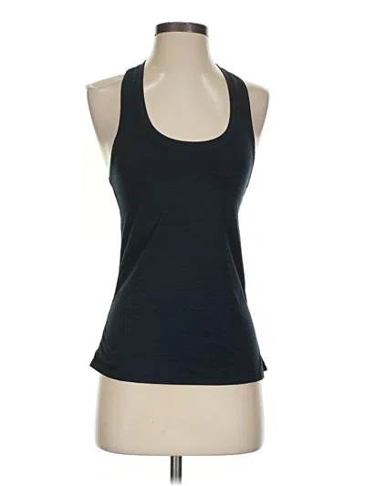 Pre-owned Vuori Tank Top Black Halter Neckline Tops