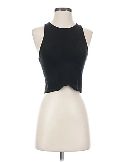 Pre-owned Vuori Tank Top Black Halter Neckline Tops