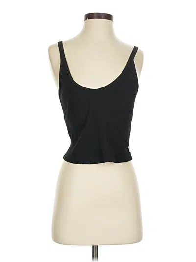 Pre-owned Vuori Tank Top Black Strapless Neckline Tops