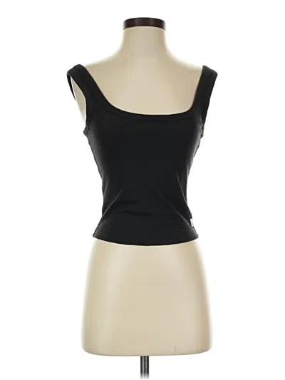 Pre-owned Vuori Tank Top Black Strapless Neckline Tops