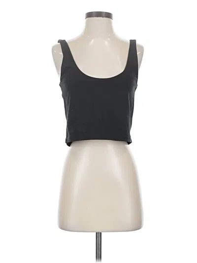 Pre-owned Vuori Tank Top Black Strapless Neckline Tops