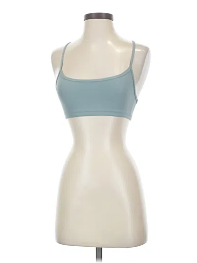 Pre-owned Vuori Tank Top Blue Strapless Neckline Tops