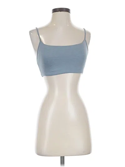 Pre-owned Vuori Tank Top Blue Strapless Neckline Tops