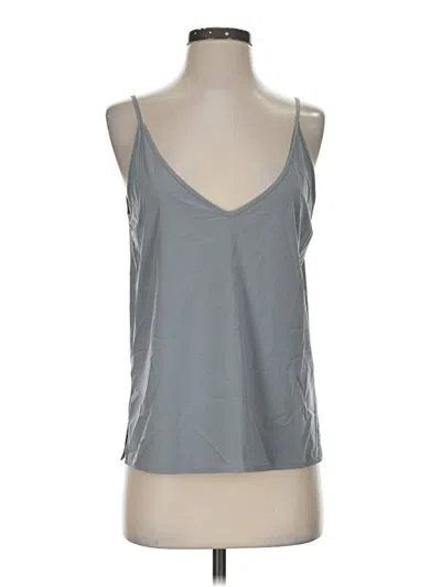 Pre-owned Vuori Tank Top Gray Plunge Neckline Tops