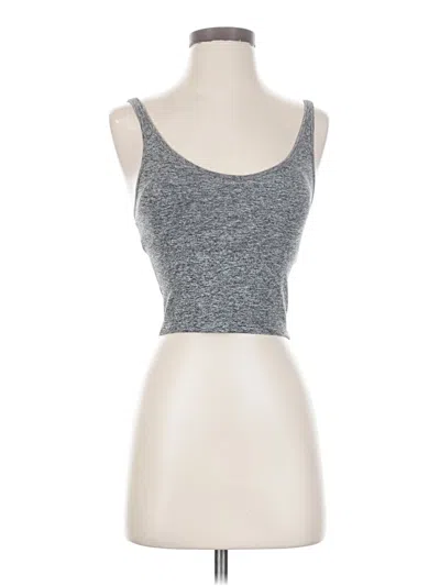 Pre-owned Vuori Tank Top Gray Strapless Neckline Tops