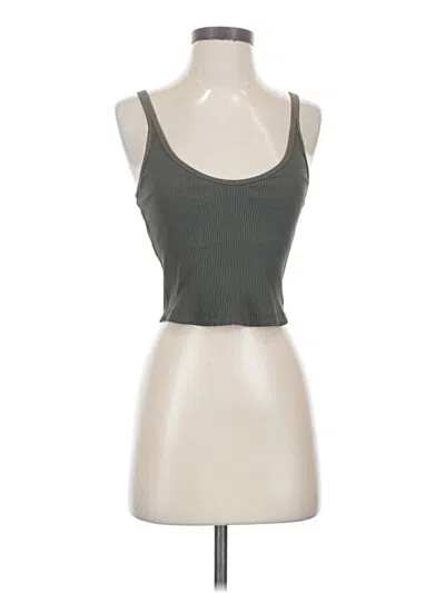 Pre-owned Vuori Tank Top Gray Strapless Neckline Tops