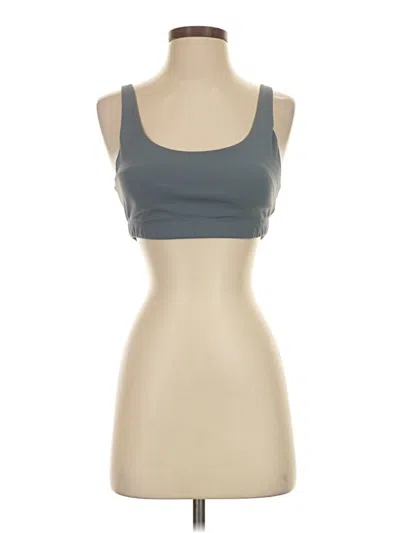 Pre-owned Vuori Tank Top Gray Strapless Neckline Tops