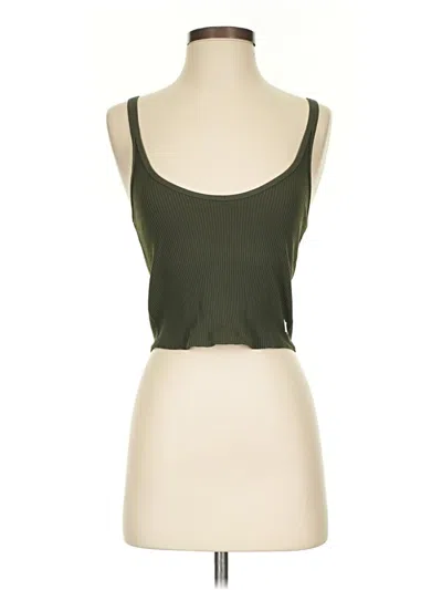 Pre-owned Vuori Tank Top Green Strapless Neckline Tops