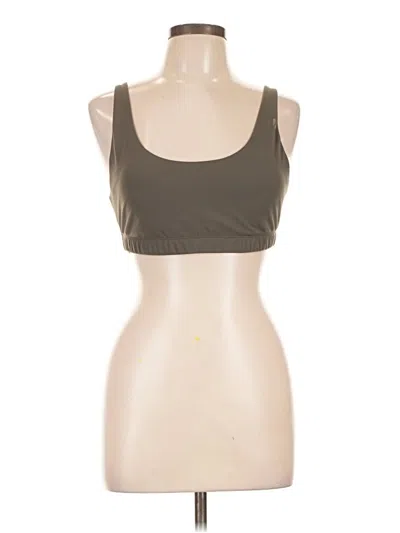 Pre-owned Vuori Tank Top Green Strapless Neckline Tops