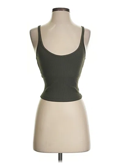 Pre-owned Vuori Tank Top Green Strapless Neckline Tops