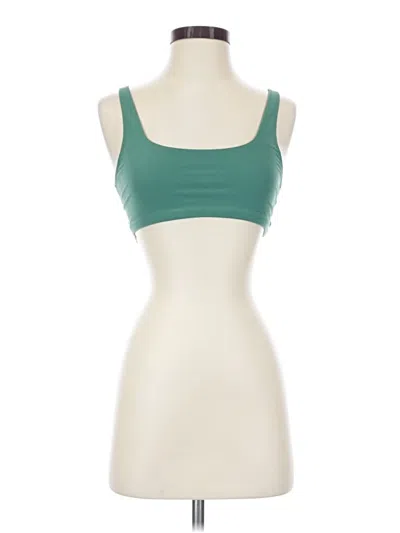 Pre-owned Vuori Tank Top Green Strapless Neckline Tops