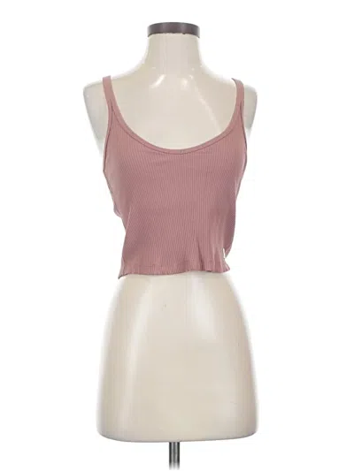 Pre-owned Vuori Tank Top Pink Strapless Neckline Tops