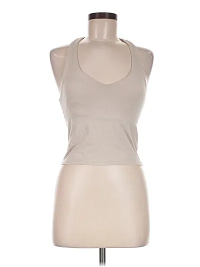 Pre-owned Vuori Tank Top Tan Halter Neckline Tops