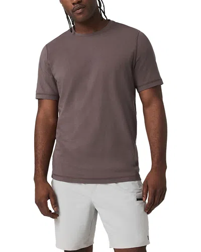 Vuori Tuvalu Short Sleeve Tee In Brown