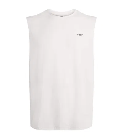 Vuori Viewpoint Muscle 2.0 Tank Top In White