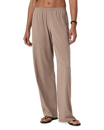 Vuori Villa Everyday Wide Leg Pants In Brown