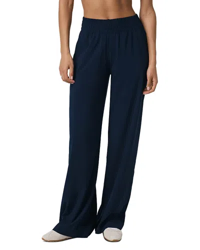 Vuori Villa Wide Leg Pants In Blue