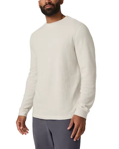 Vuori Waffle Crewneck Athletic Shirt In Yellow