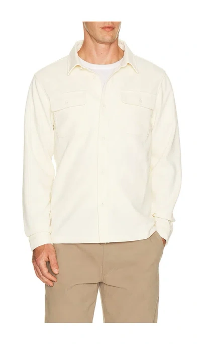 Vuori Waffle Shirt Jacket In Neutral