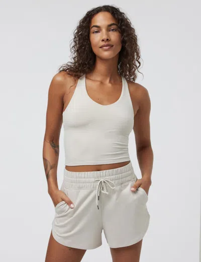 Vuori Women's Halo Performance Crop 2.0 In White