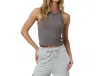 Vuori Women's Pose Plyo Tank Top In Chia In Gray