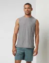 Vuori Women's Strato Muscle Tee In Gray