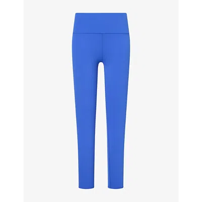 Vuori Womens Allthefeels™ High-rise Stretch-woven Leggings Electric Blue