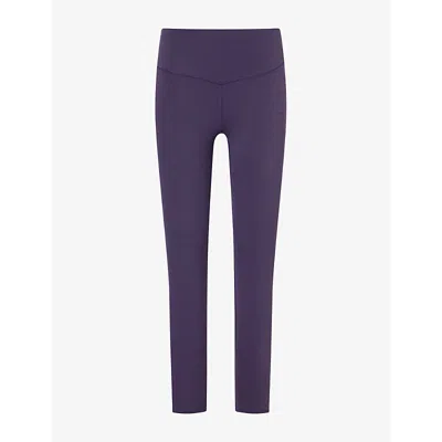 Vuori Womens Alltheform™ High-rise Stretch-woven Leggings Velvet Violet In Purple