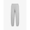 Vuori Womens Blue Haze Restore Classic Wide-leg Cotton-blend Jogging Bottoms In Gray