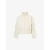 Vuori Womens Bone Alpine High-neck Fleece Jacket Xs In White